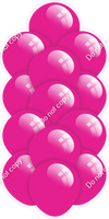 Hot Pink - Balloon Tower - Flat