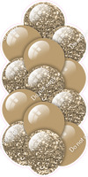Tan - Balloon Tower - Sparkle