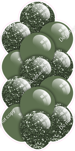 Sage - Balloon Tower - Sparkle