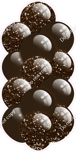 Chocolate - Balloon Tower - Sparkle