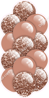 Rose Gold - Balloon Tower - Sparkle