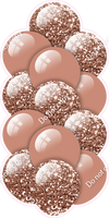 Rose Gold - Balloon Tower - Sparkle