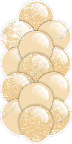 Champagne - Balloon Tower - Sparkle