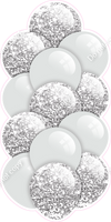 Light Silver - Balloon Tower - Sparkle