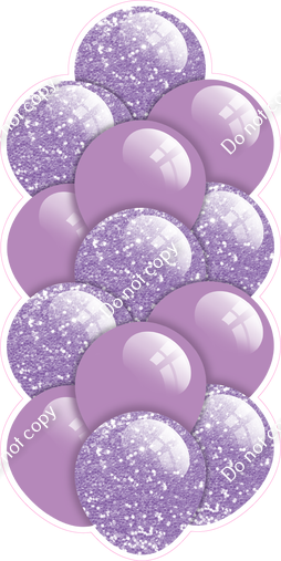 Lavender - Balloon Tower - Sparkle