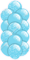 Baby Blue - Balloon Tower - Sparkle