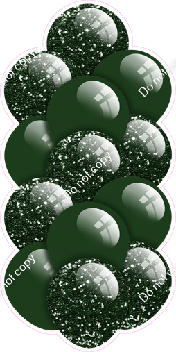 Hunter Green - Balloon Tower - Sparkle