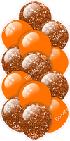 Orange - Balloon Tower - Sparkle