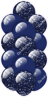 Navy Blue - Balloon Tower - Sparkle