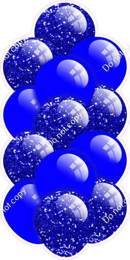 Blue - Balloon Tower - Sparkle