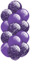 Purple - Balloon Tower - Sparkle