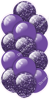 Purple - Balloon Tower - Sparkle