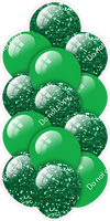 Green - Balloon Tower - Sparkle