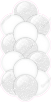 White - Balloon Tower - Sparkle
