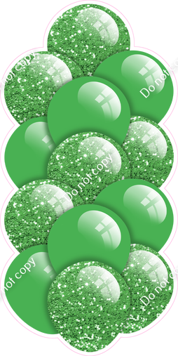 Lime - Balloon Tower - Sparkle