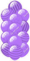 Lilac - Balloon Tower - Flat Accents