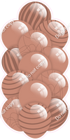 Rose Gold - Balloon Tower - Flat Accents