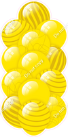 Yellow - Balloon Tower - Flat Accents
