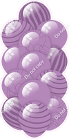 Lavender - Balloon Tower - Flat Accents