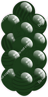 Hunter Green - Balloon Tower - Flat Accents