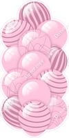 Baby Pink - Balloon Tower - Flat Accents