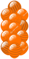 Orange - Balloon Tower - Flat Accents
