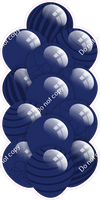 Navy Blue - Balloon Tower - Flat Accents
