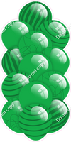 Green - Balloon Tower - Flat Accents