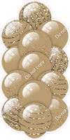 Tan - Balloon Tower - Sparkle Accents