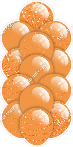 Amber - Balloon Tower - Sparkle Accents