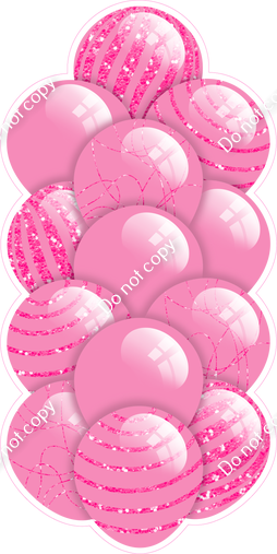 Bubblegum - Balloon Tower - Sparkle Accents