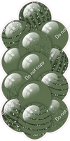 Sage - Balloon Tower - Sparkle Accents