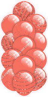Coral - Balloon Tower - Sparkle Accents