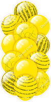 Yellow - Balloon Tower - Sparkle Accents