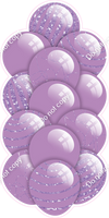 Lavender - Balloon Tower - Sparkle Accents