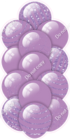 Lavender - Balloon Tower - Sparkle Accents