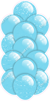 Baby Blue - Balloon Tower - Sparkle Accents