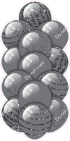 Silver - Balloon Tower - Sparkle Accents