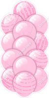 Baby Pink - Balloon Tower - Sparkle Accents