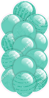 Mint - Balloon Tower - Sparkle Accents
