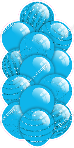 Caribbean - Balloon Tower - Sparkle Accents