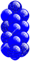 Blue - Balloon Tower - Sparkle Accents