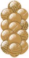 Gold - Balloon Tower - Sparkle Accents