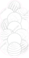 White - Balloon Tower - Sparkle Accents