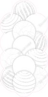 White - Balloon Tower - Sparkle Accents