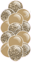 Tan - Balloon Tower - Sparkle