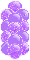 Lilac - Balloon Tower - Sparkle