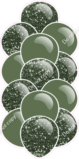 Sage - Balloon Tower - Sparkle