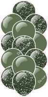 Sage - Balloon Tower - Sparkle