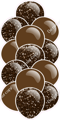 Chocolate - Balloon Tower - Sparkle